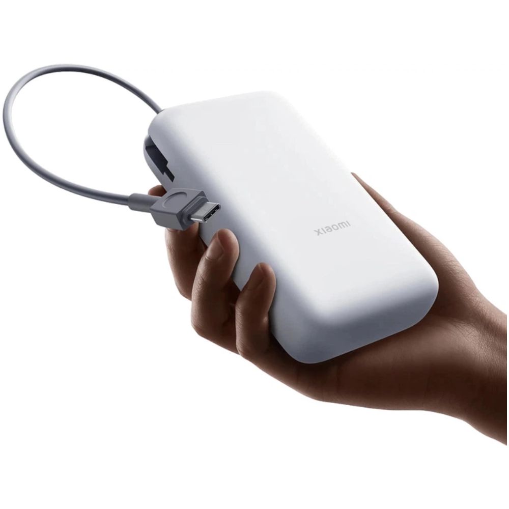 Power Bank Xiaomi 20000 mAh Integrated Cable BHR9738GL Light Gray — Powerbank-lər, Bakı (3)