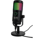 Microphone Streaming Euroacs RGB EU-CM3 Black — Mikrofonlar