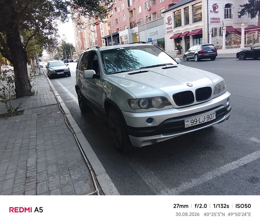 BMW X5, 4.4 L, 2000 il, 275 000 km — Avtomobillər, Bakı (6)