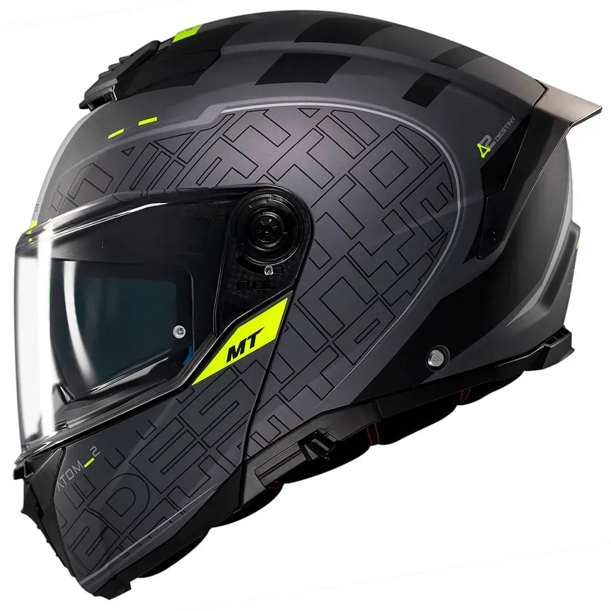 Dəbilqə MT Helmets Atom 2 SV Destiny C2 Matt, L (1335C232226) — Мотоэкипировка