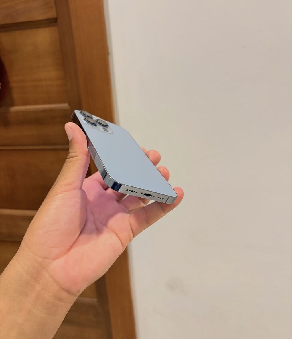 IPhone 13 Pro, 128 GB, Sierra Blue, Zəmanət, Simsiz şarj, Face ID — Apple iPhone, Bakı (3)