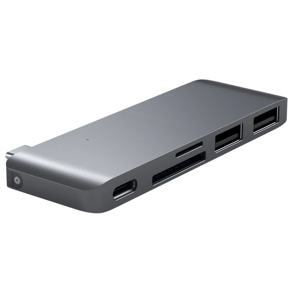 USB Hub Satechi Pass-Through USB Type-C St-tcupm Space Gray — Kompüterlər və noutbuklar, Bakı (2)