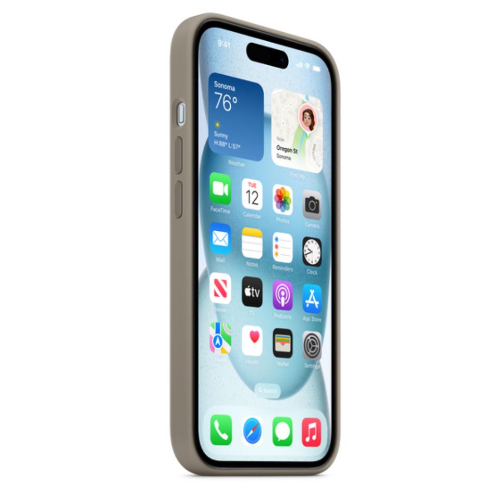 Qoruyucu örtük iPhone 15 Silicone W/MagSafe Clay MT0Q3ZM/A — Çexollər, Bakı (3)