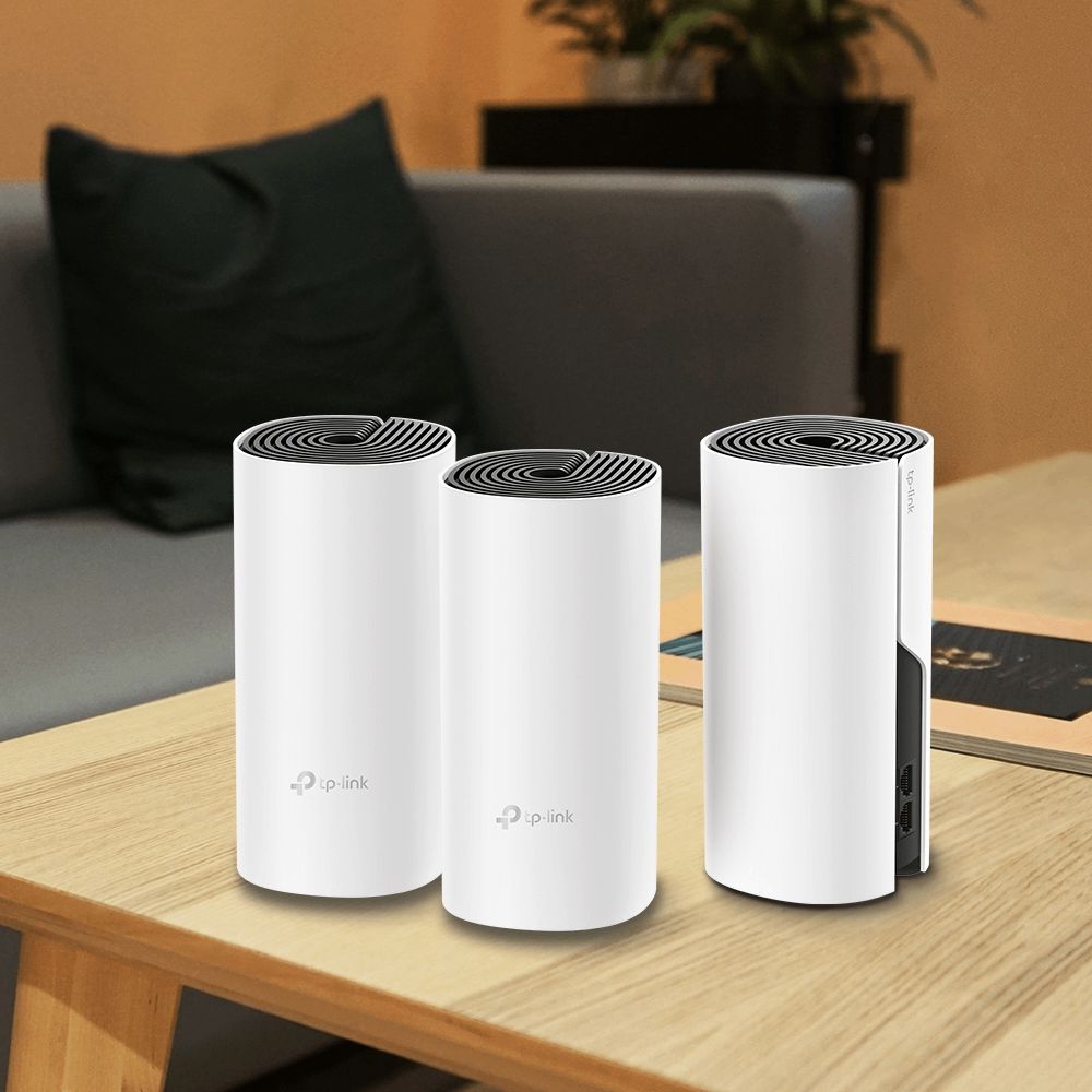 Router TP-Link Deco M4 3-Pack AC1200 Whole Home Mesh Wi-Fi System — Routerlər, Bakı (3)