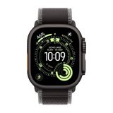 Apple Watch Sport Ultra 3 49mm Sport Loop (Black Titanium, Black/Charcoal Trail Loop) — Smartphone headphones