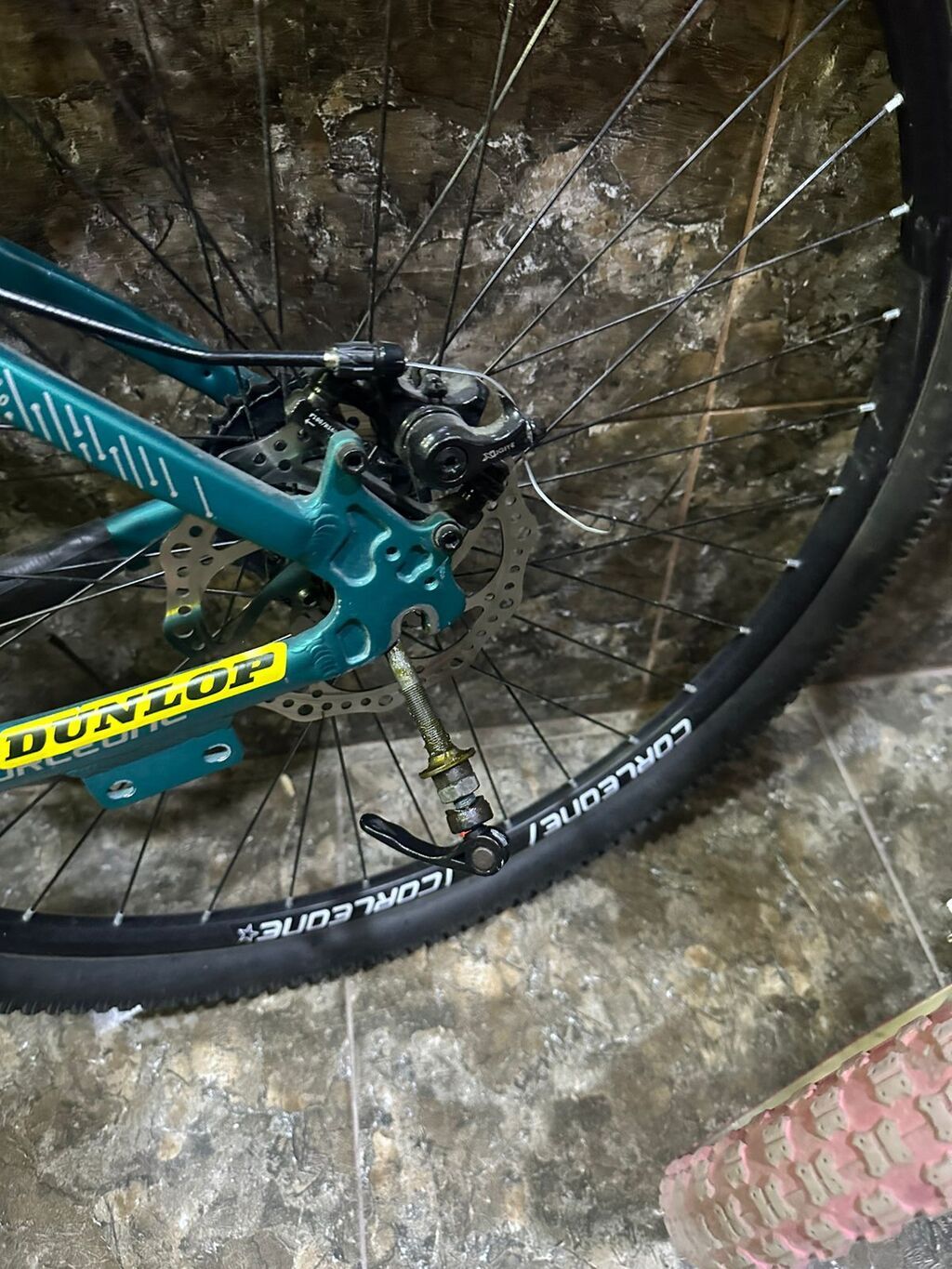 Corleone dağ velosipedi - Gövdə: Alüminium “hardtail” çərçivə, yaşıl — Dağ velosipedləri, Xırdalan (3)
