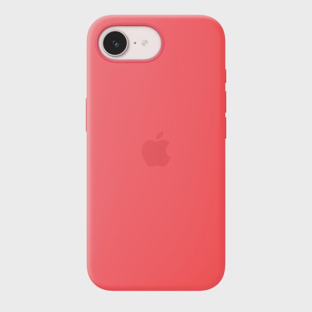 Çexol Apple iPhone 17e Silicone Case with MagSafe – Bright Guava (MHWH4ZM/A) — Çexollər, Bakı