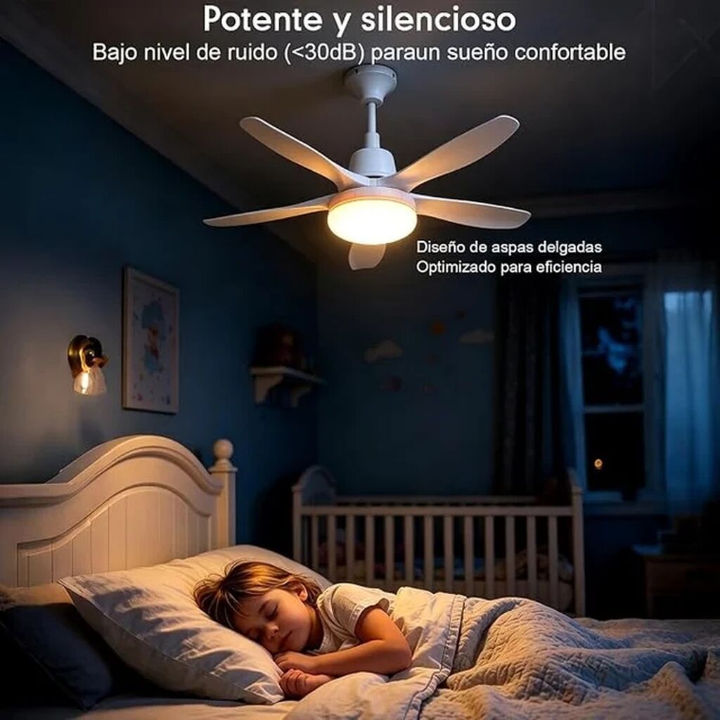 Ventilator LED fanlı tavan işığı – uzaqdan idarəetmə ilə — Ventilyatorlar, Bakı (3)