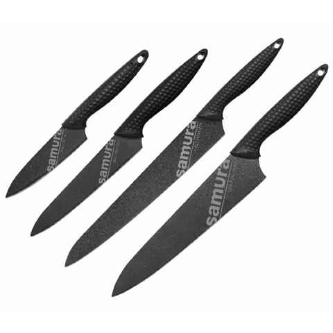 Bıçaq dəsti Samura Golf Stonewash 4 parça SG-0240B — Bakı