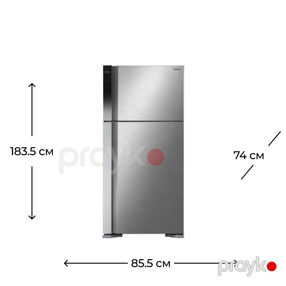Soyuducu Hitachi R-V660PUC7-1 BSL — Soyuducular, Bakı (3)