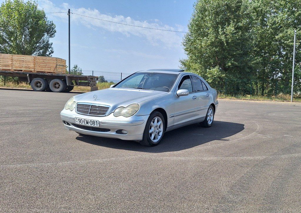 Mercedes C 240, 2.6 L, 2000 il, 347 000 km — Avtomobillər, Qəbələ (3)