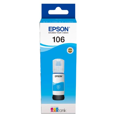 Kartric Epson 106 Ecotank Photo Bk İnk Bottle / Blue (C13T00R140) — Bakı
