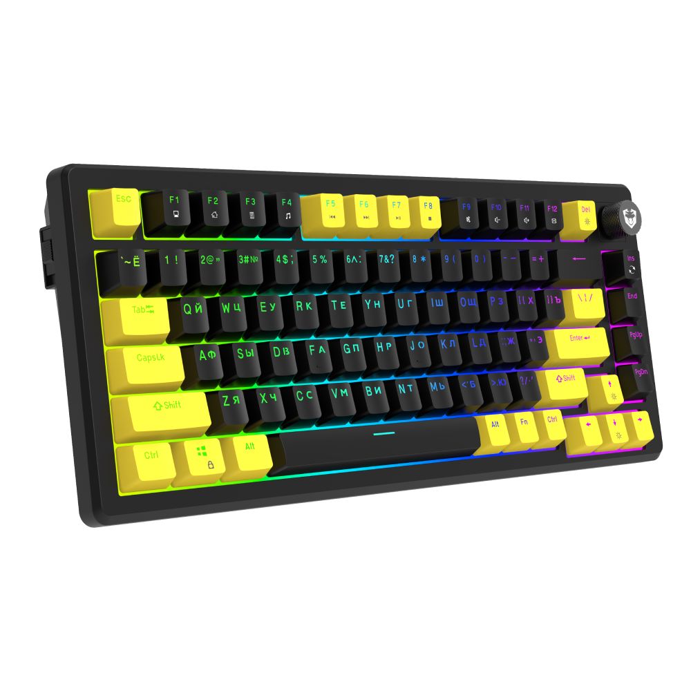 Oyun klaviaturası Viper MK88B Black/Yellow — Mallar, Bakı (3)