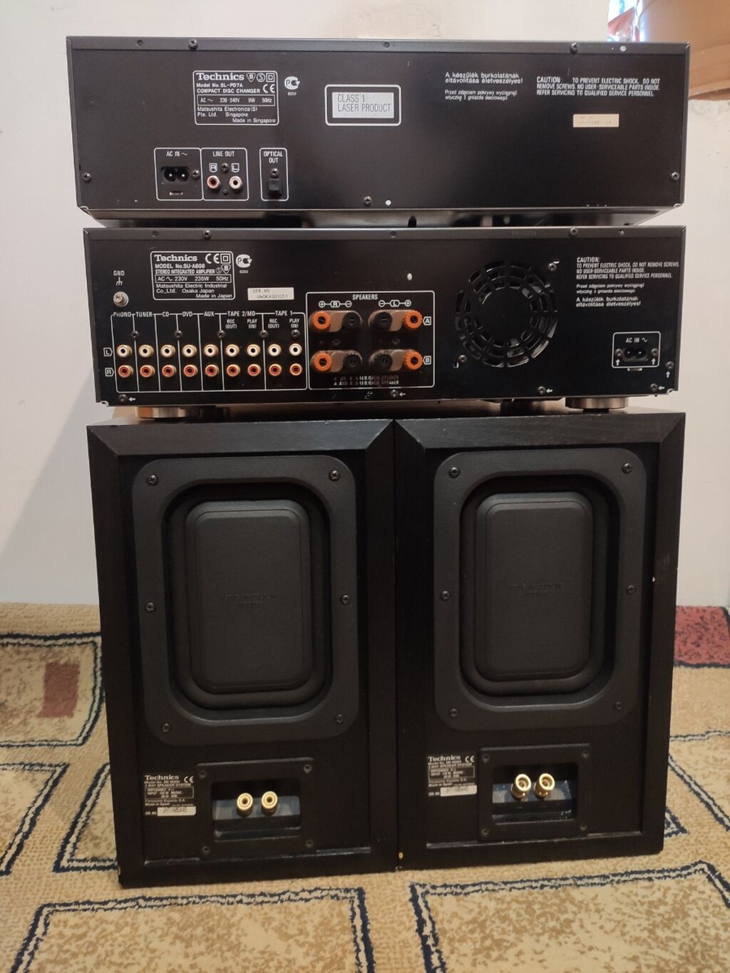 Salam əsl yapon markası olan technics audiotexnika dəsti satılır hər — Elektronika, Masazır (2)