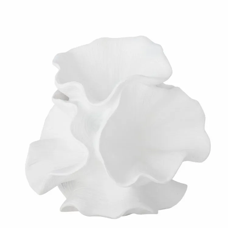 Fiqur Bloomingville Claudette Deco Polyresin White 14x15 sm — Bakı