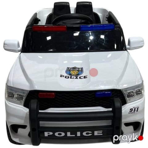 Elektromobil Jeep Police 3323 White — Bakı