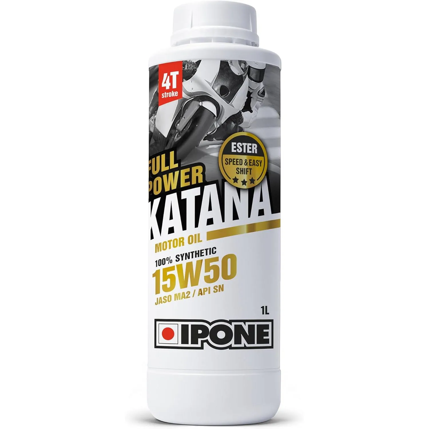 Motosiklet mühərrik yağı Ipone Full Power Katana 15W50 - 1L (15) 801044