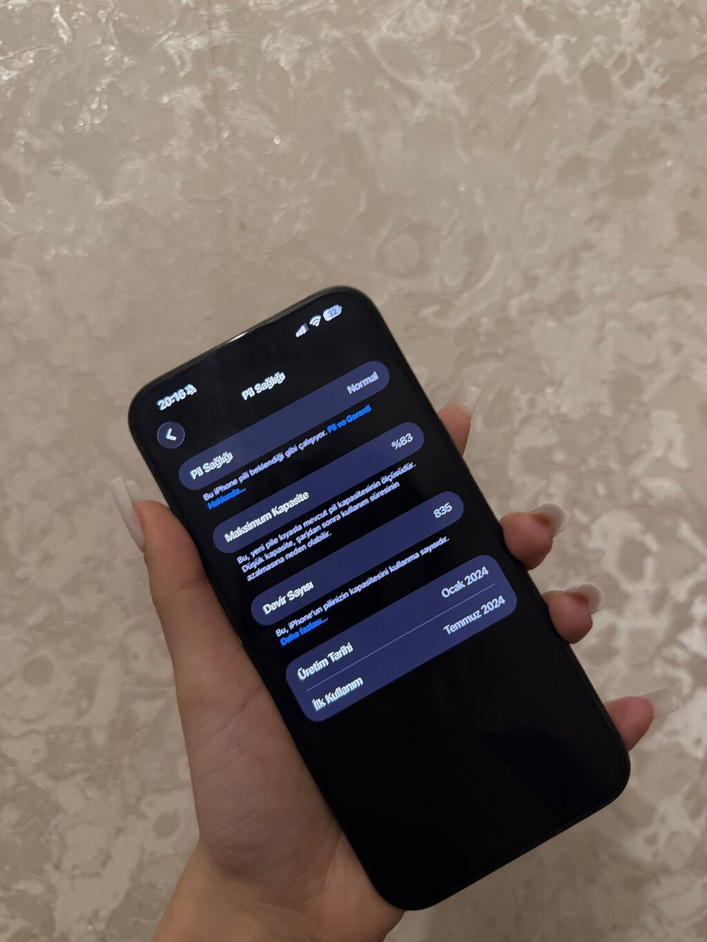 IPhone 15 Pro Max, Mavi, Face ID — Apple iPhone, Bakı (2)