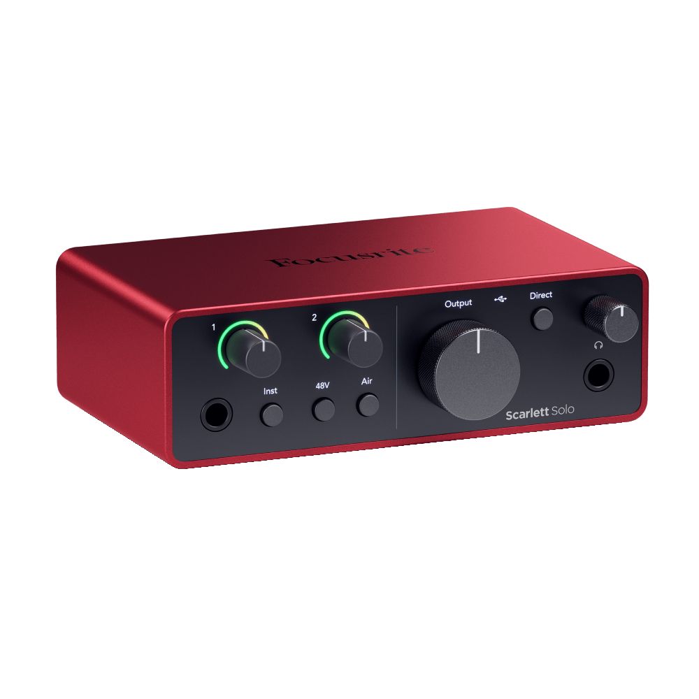 Səs kartı Focusrite Scarlett Solo Studio 4th Gen — Studiya və konsert üçün, Bakı (2)