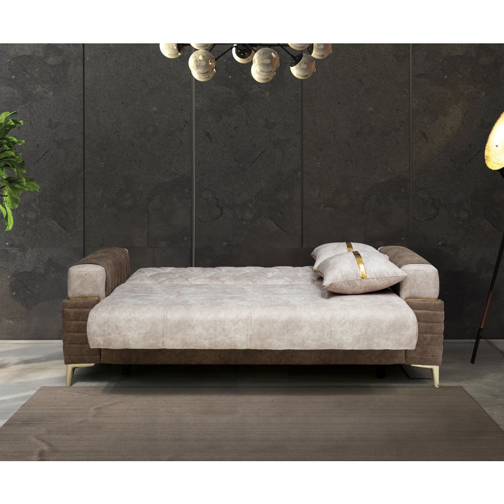 Divan Alzzoni Melisa Krem (3 yerli) — Mebel, Bakı (2)