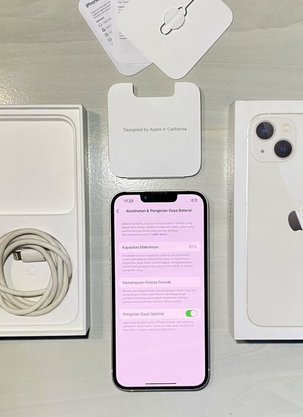 IPhone 13, 128 GB, Ağ, Zəmanət, Kredit, Simsiz şarj — Apple iPhone, Bakı (5)