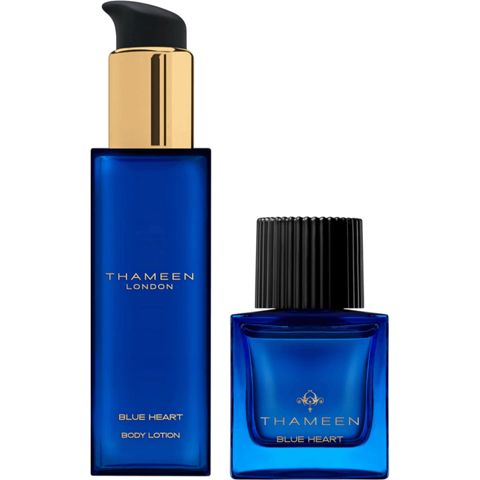 Uniseks parfüm Thameen Blue Heart EDP 50 ml + Bədən losyonu 100 ml BHGSBL1 — Bakı