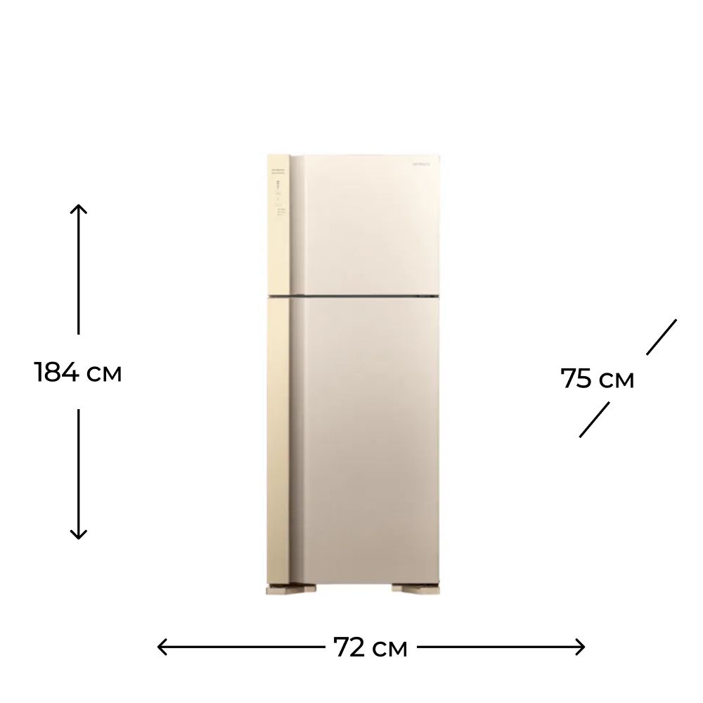 Soyuducu Hitachi R-V540PUC7 BEG — Soyuducular, Bakı (2)