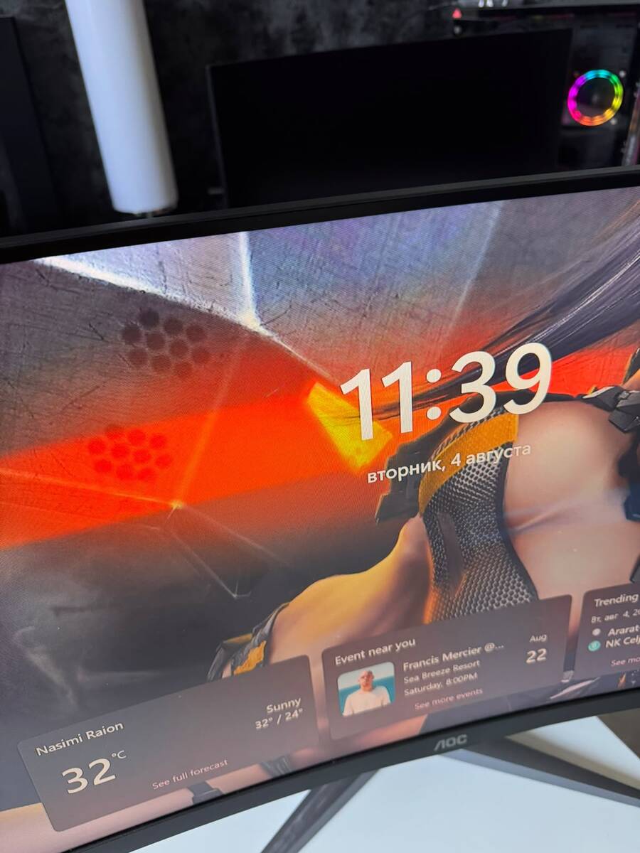 Monitor AOC 240Hz 27'' FHD — Elektronika, Bakı (9)