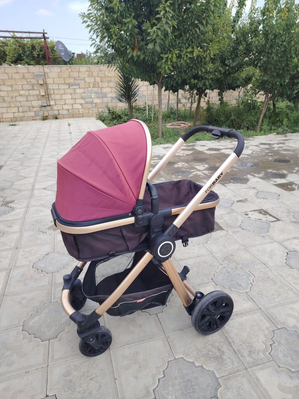 Uşaq arabası - Marka/model: ForBaby (çərçivədə loqo) Ideal — Mallar, Bakı (2)