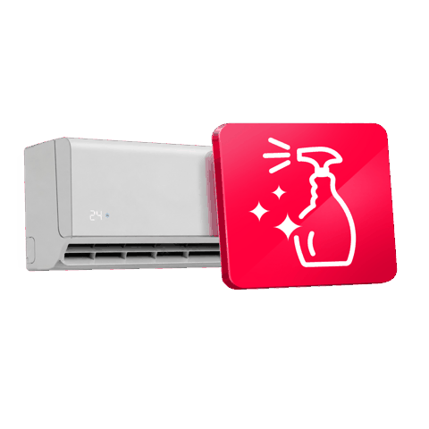 Kondisioner təmizləmə 24000BTU+ (Split+Motor) — Bakı