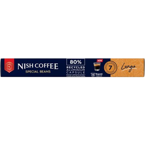 Qəhvəbişirən üçün kapsul Nish Nespresso Lungo 10 ədəd 8683583873418 — Bakı