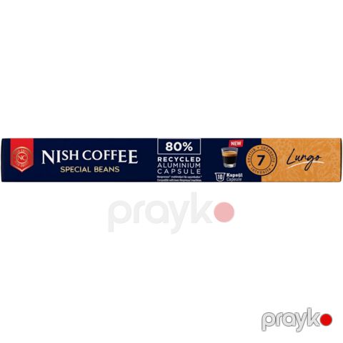 Qəhvəbişirən üçün kapsul Nish Nespresso Lungo 10 ədəd 8683583873418 — Bakı