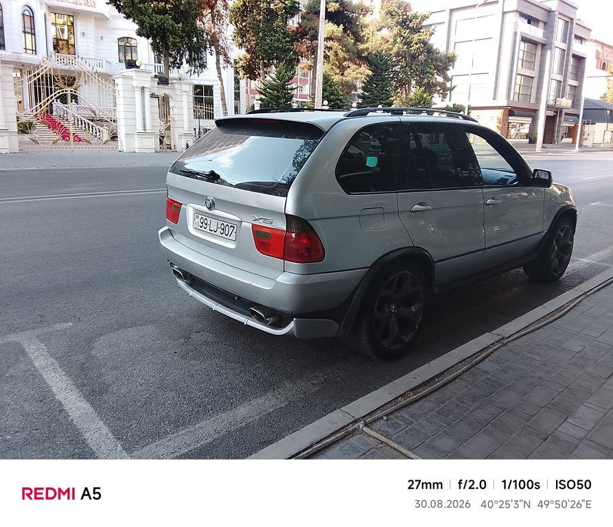 BMW X5, 4.4 L, 2000 il, 275 000 km — Avtomobillər, Bakı (5)