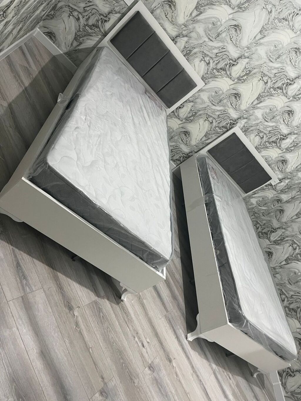 Tək nəfərlik yataq çərçivəsi və döşək dəsti - Ölçü: standart tək — Mebel, Bakı (3)
