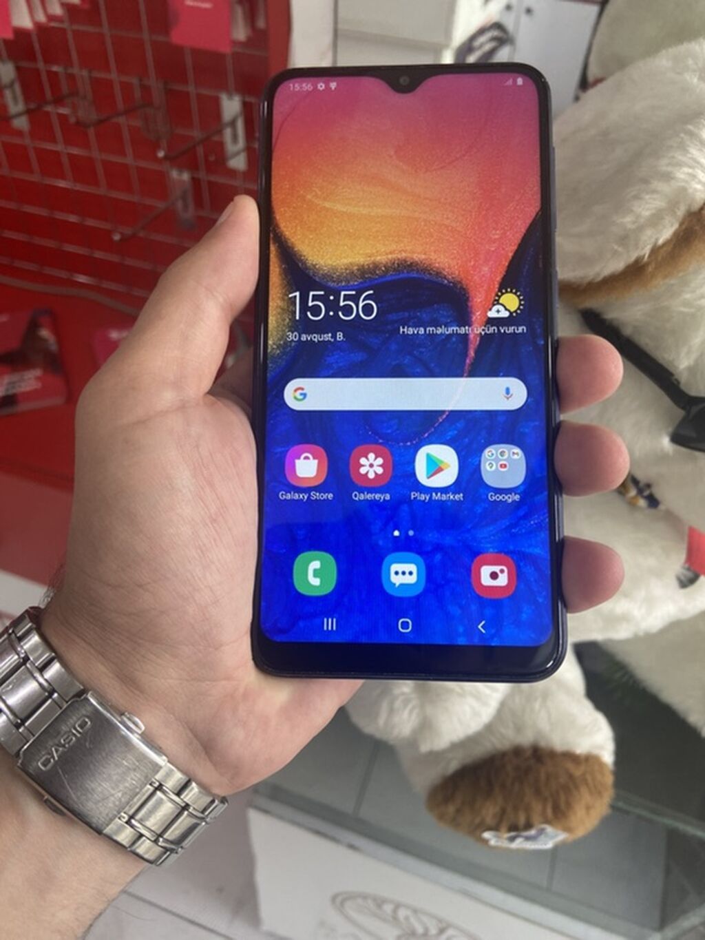 Samsung Galaxy A10, 32 GB, rəng - Mavi, İki sim kartlı — Samsung, Bakı