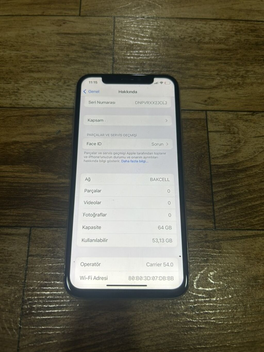 IPhone X, 64 GB, Gümüşü, Face ID — Apple iPhone, Mehdiabad (3)