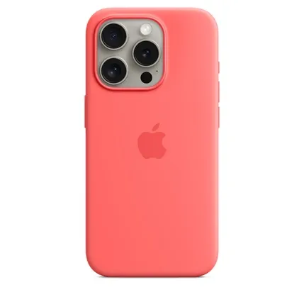 Çexol Apple iPhone 15 Pro Silicone Case with MagSafe - Guava (MT1G3ZM/A) — Smart home