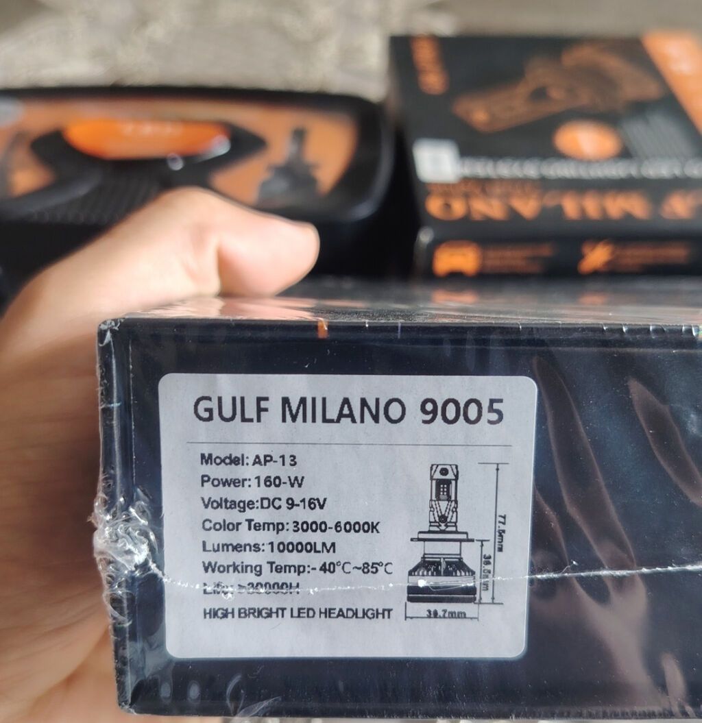 Hb3/Hb4 led işıqları, Gulf Milano brendi. Bluetooth vasitəsilə — Avto, Bakı (3)