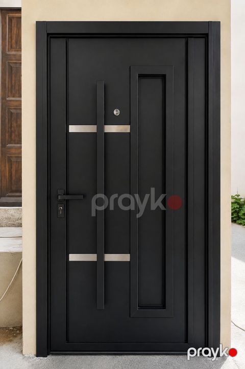 Məhsul: Metal giriş qapısı - Material: qalın metal konstruksiya — Saray