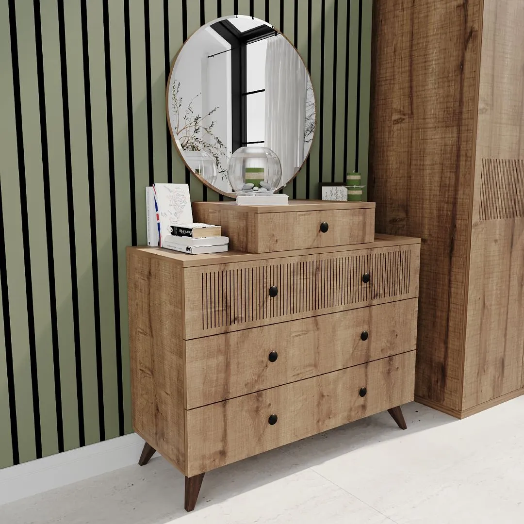 Trümo odunchu İzmir Güzgülü 100x150x40 sm — Bakı