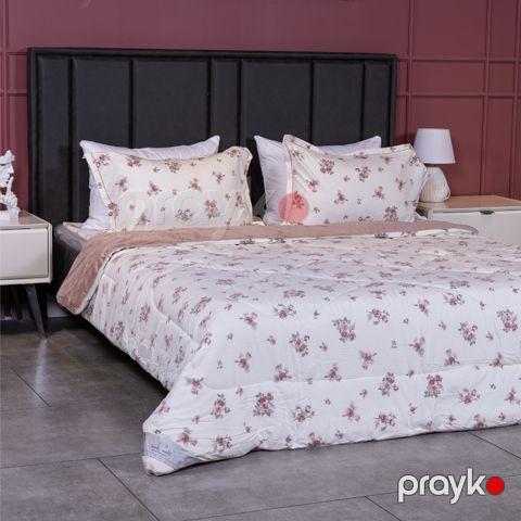 Yorğan + tekstil yataq dəsti Cehizçi Laura Grand QM 3-2 — Bakı