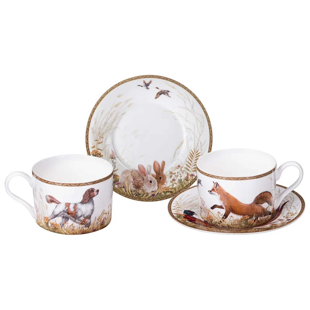 Çay dəsti Lefard farfor, 2 nəfərlik 4 parça, 300 ml (590-736) — Bakı