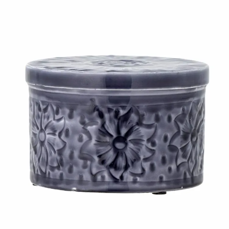 Zərgərlik qutusu Bloomingville Ena Metal Blue 13x8,5 sm — Bakı