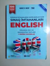 İngilis dili Nərgiz Nəcəf 100 sınaq — İkinci əl kitablar