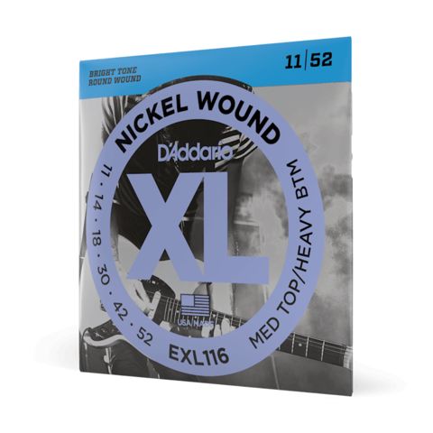 D-Addario EXL116 XL Nickel Wound 11-52 Medium Top/Heavy — Bakı