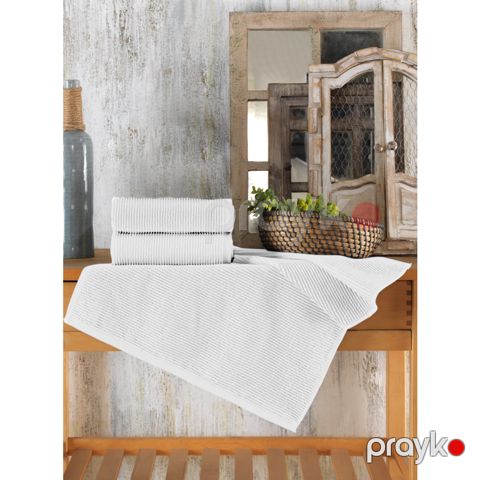 Dəsmal hamam üçün Şahəsər Serena 70×140 Ağ — Bakı