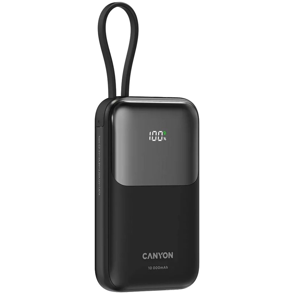 Power Bank Canyon OnPower 101 10000 mAh Black — Powerbank-lər, Bakı (2)