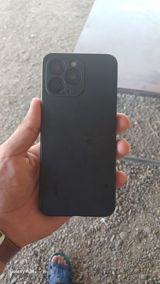 Smartfon – qara rəng - Tam ekranlı ön panel, nazik çərçivə - Arxa — Электроника
