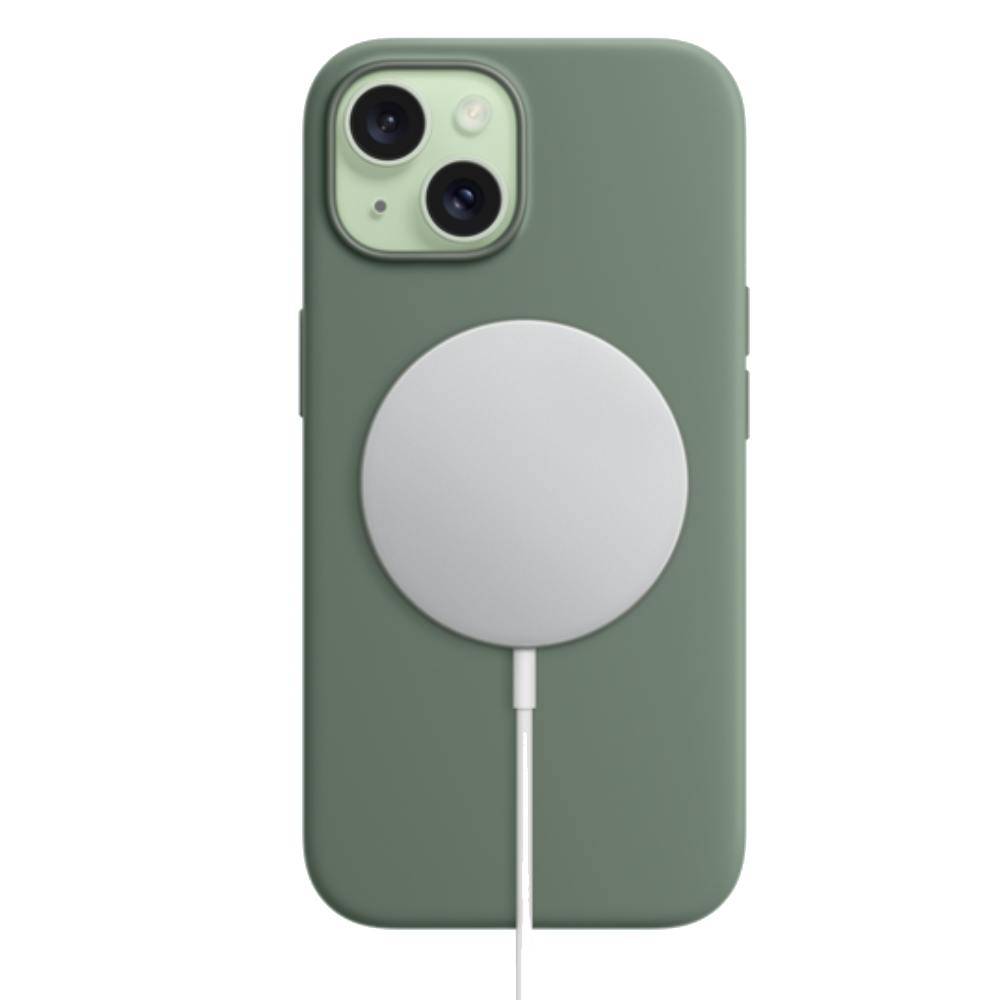 Qoruyucu örtük Apple iPhone 15 Silicone Case W/Magsafe Orange Sorbet MT0W3ZM/A — Çexollər, Bakı (5)