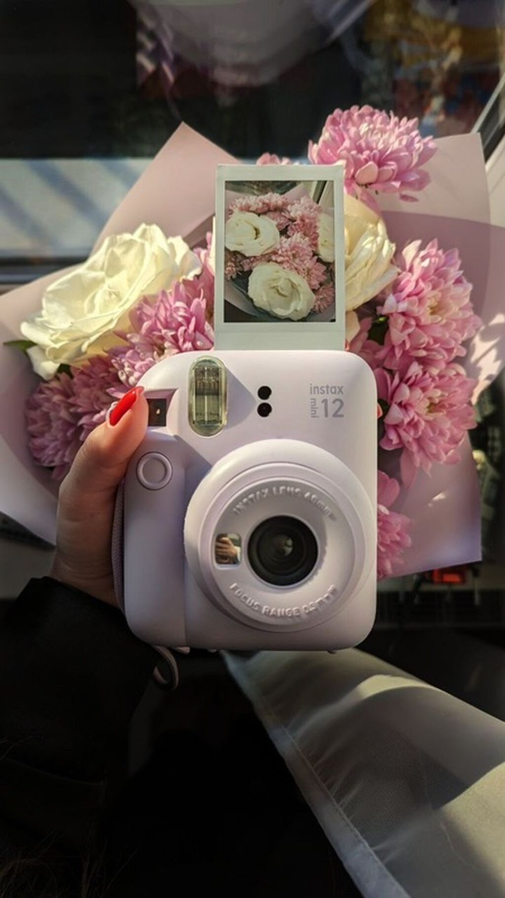 Fujifilm Instax mini 12 – ani fotoaparat - Rəng: pastel bənövşəyi — Elektronika, Bakı